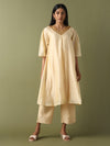 Kurta Pants Set - Cream