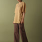 Pin Tucks Tunic - Beige