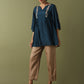 Embroidered Tunic - Teal