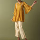 Embroidered Tunic - Mustard