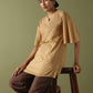 Pin Tucks Tunic - Beige