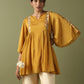 Embroidered Tunic - Mustard