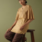 Pin Tucks Tunic - Beige