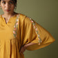 Embroidered Tunic - Mustard