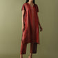 Kaftan Pants Set - Brown & Magenta Ombre
