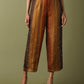Kurta Pants Set - Brown & Golden