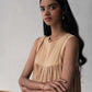 Flared Gathered Dress