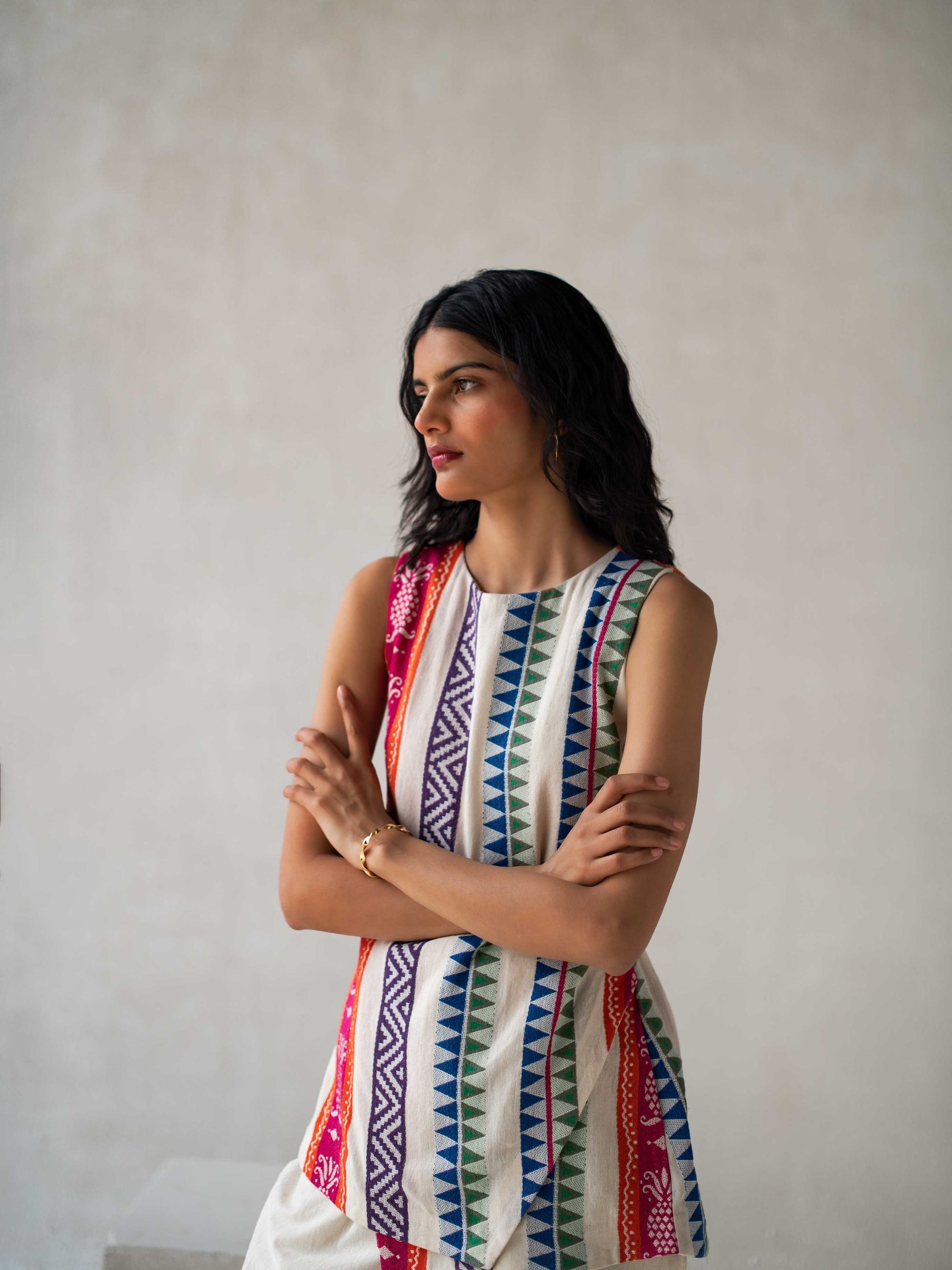 Assymetrical Sleeveless Top thumbnail 3