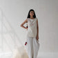 Drawstring Layer Top