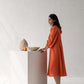 Aline Dress with Puffed Sleeves