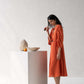 Aline Dress with Puffed Sleeves