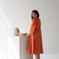 Aline Dress with Puffed Sleeves