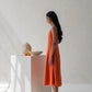 Spaghetti Sleeve Aline Dress