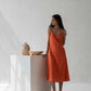 Spaghetti Sleeve Aline Dress