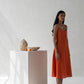Spaghetti Sleeve Aline Dress