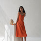 Spaghetti Sleeve Aline Dress